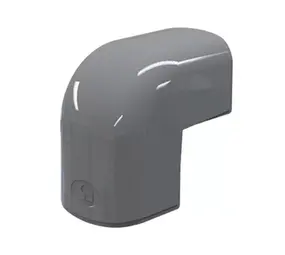 Tecnosystemi Optima buiten bocht 90° CAE75 - Antraciet