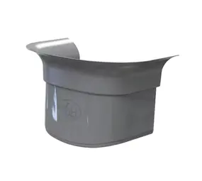 Tecnosystemi Optima overgangsmanchet t.b.v. wandunit MCS75 - Antraciet