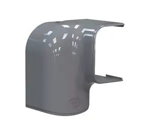 Tecnosystemi Optima rechtsdraaiende bocht 90° MRD75 - Antraciet Tecnosystemi Optima rechtsdraaiende bocht 90° MRD75 - Antraciet