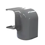 Tecnosystemi Optima linksdraaiende bocht 90° MRD75 - Antraciet