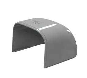 Tecnosystemi Optima afdek/eindkap TC75 - Antraciet