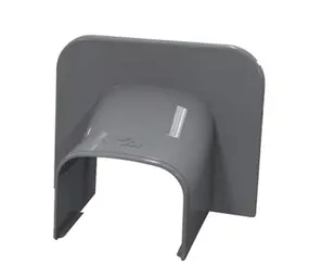 Tecnosystemi Optima plafond/wand eindstuk TA102 - Antraciet