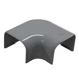 Tecnosystemi Optima platte bocht 90° CP75 - Antraciet