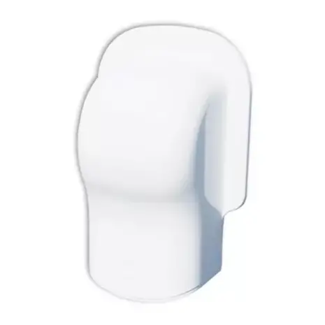 Tecnosystemi Tecnosystemi Optima muur afdekkap TM100 RAL9010