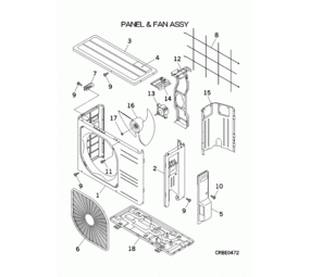 Mitsubishi Heavy Fan motor SRC50ZS-W