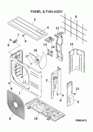 Mitsubishi Heavy Fan motor SRC50ZS-W
