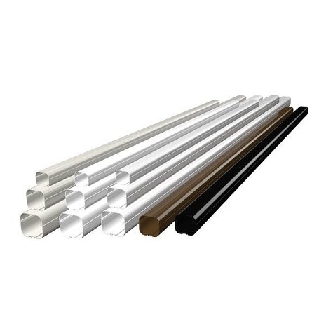 Tecnosystemi Exellens T100 Zwart leidinggoot 2m Tecnosystemi Exellens T100 Zwart leidinggoot 2m
