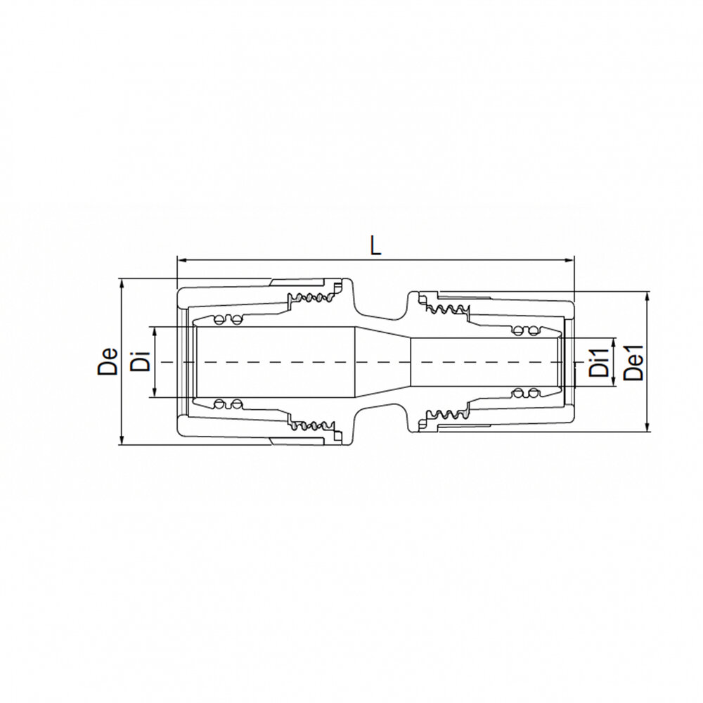 Aquatechnik Aquatechnik Safety-pol verloop sok 20 x 16 mm Aquatechnik Aquatechnik Safety-pol verloop sok 20 x 16 mm