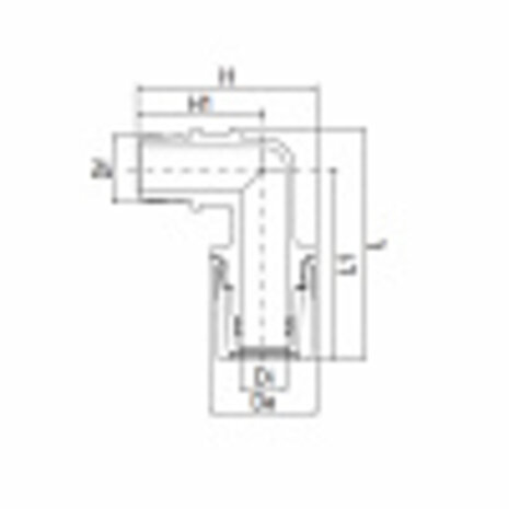 Aquatechnik Aquatechnik Safety-pol haaks puntstuk messing draad 20 mm - 1/2" Aquatechnik Aquatechnik Safety-pol haaks puntstuk messing draad 20 mm - 1/2"