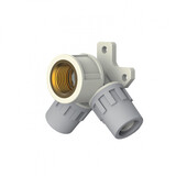 Aquatechnik Safety-pol doorlopende muurplaat messing draad 16 mm x 2 - 1/2" Aquatechnik Safety-pol doorlopende muurplaat messing draad 16 mm x 2 - 1/2"