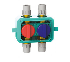 Aquatechnik Safety-Pol Dubbele Afsluiter Met Kogelkraan 16 mm