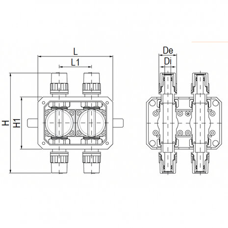 Aquatechnik Aquatechnik Safety-Pol Dubbele Afsluiter Met Kogelkraan 16 mm