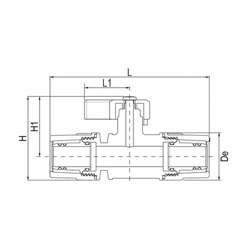 Aquatechnik Aquatechnik Safety-Pol messing Kogelkraan 16 mm Aquatechnik Aquatechnik Safety-Pol messing Kogelkraan 16 mm