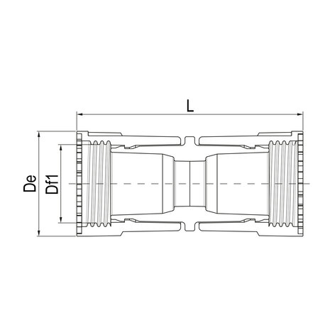 Aquatechnik Aquatechnik Safety-pol sok 32 mm Sf2 Aquatechnik Aquatechnik Safety-pol sok 32 mm Sf2