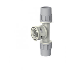 Aquatechnik Safety-pol T-stuk 16 mm x2 - 1/2"