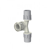 Aquatechnik Safety-pol T-stuk excentrisch 16 mm x2 - 1/2" Aquatechnik Safety-pol T-stuk excentrisch 16 mm x2 - 1/2"