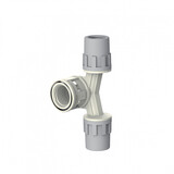 Aquatechnik Safety-pol T-stuk excentrisch 20 mm x2 - 1/2"