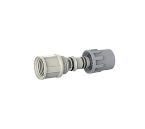 Aquatechnik Safety-pol twee-delige koppeling PPS 32 mm x2 Aquatechnik Safety-pol twee-delige koppeling PPS 32 mm x2