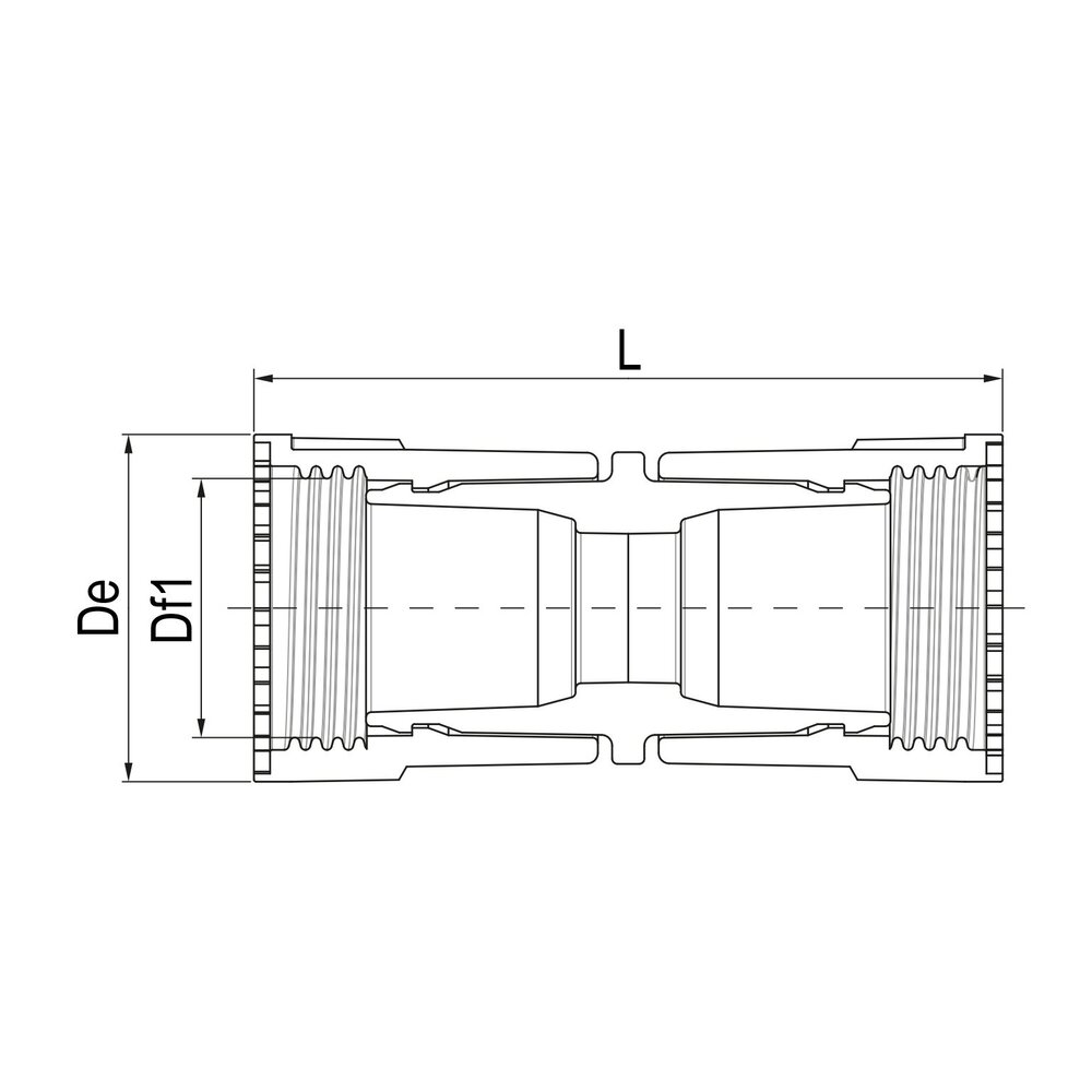 Aquatechnik Aquatechnik Safety-pol sok 50 mm Sf2 Aquatechnik Aquatechnik Safety-pol sok 50 mm Sf2