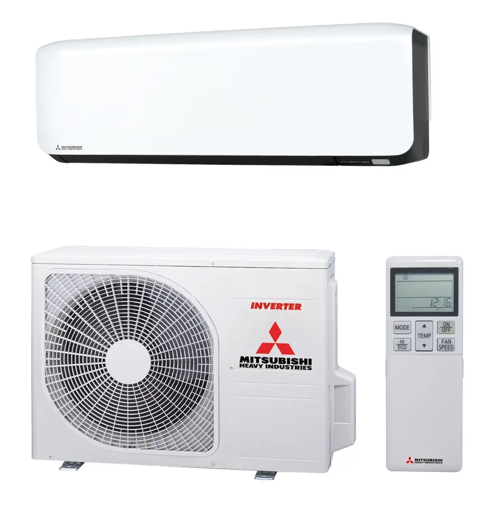 Mitsubishi Heavy SRK25ZS-WFB wandmodel SET met standaard WIFI Mitsubishi Heavy SRK25ZS-WFB wandmodel SET met standaard WIFI