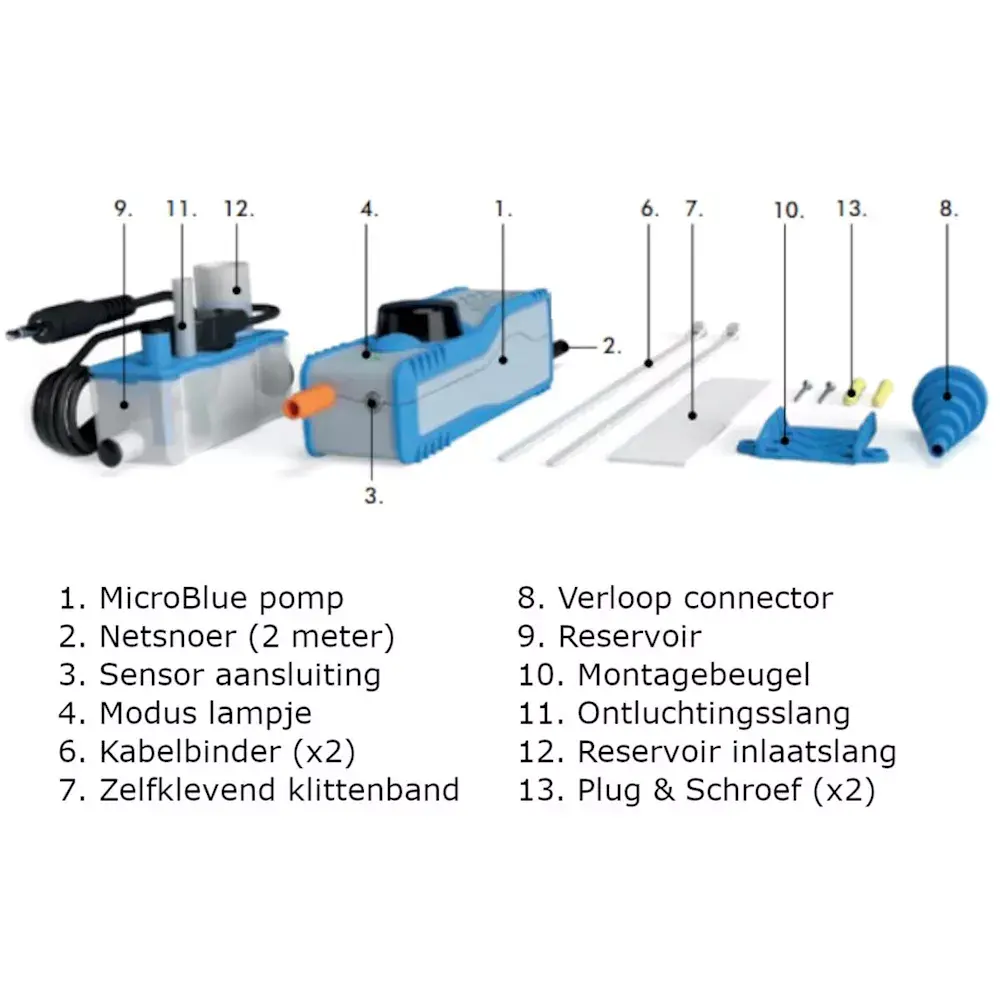 Blue Diamond BlueDiamond MicroBlue condenspomp + reservoir HLA