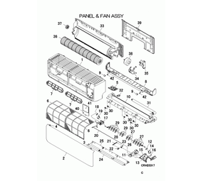 Mitsubishi Heavy Panel bottom SRK50ZS-WF Mitsubishi Heavy Panel bottom SRK50ZS-WF