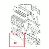 Mitsubishi Heavy Cover MHI SRK20, 25, 35 en 50 ZSX model