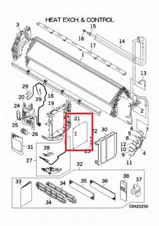 Mitsubishi Heavy Mitsubishi Print Binnenunit SRK63ZR-S