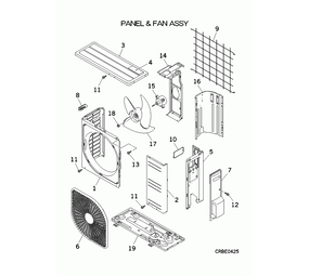 Mitsubishi Heavy Onderdeel 2 & 5 SRC63ZR-W