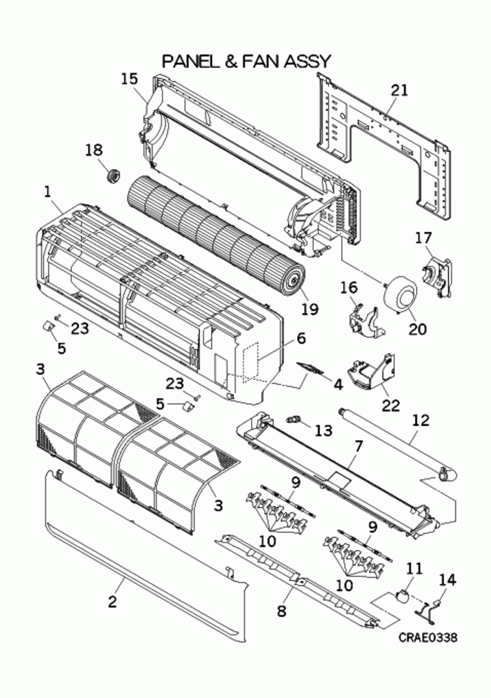 Mitsubishi Heavy Mitsubishi Klep rechts onderdeel 22