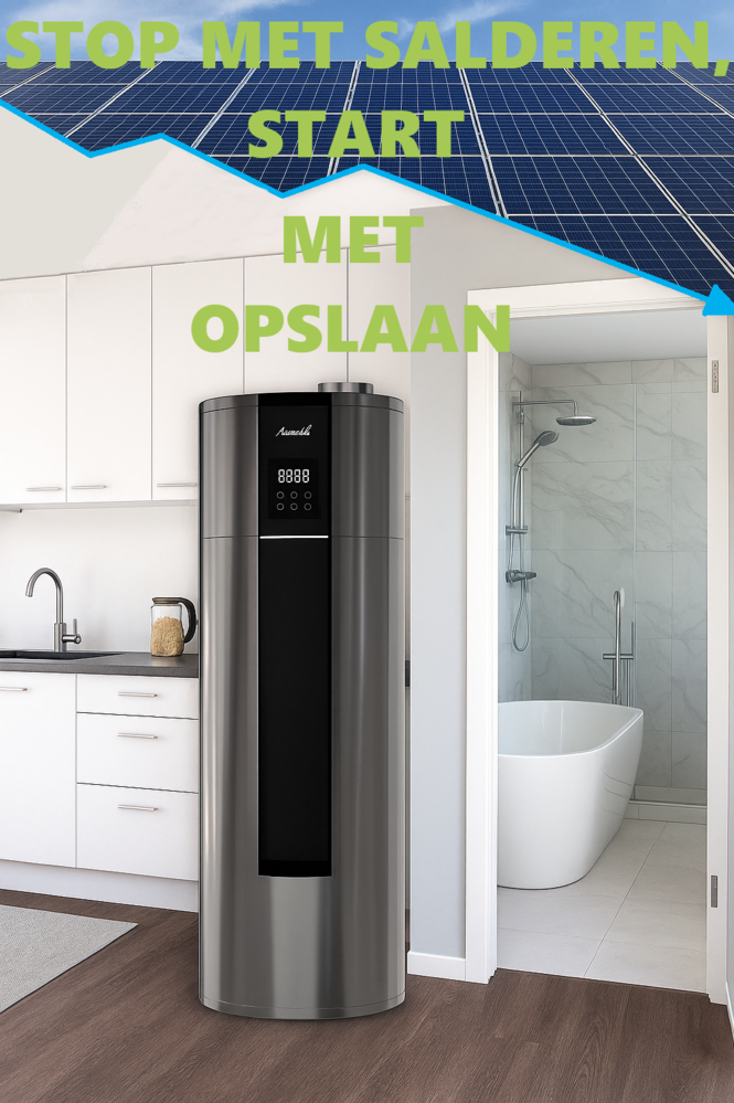 Airwell Airwell Eleo M TFHA 200L Warmtepompboiler R290 met RVS Tank Airwell Airwell Eleo M TFHA 200L Warmtepompboiler R290 met RVS Tank