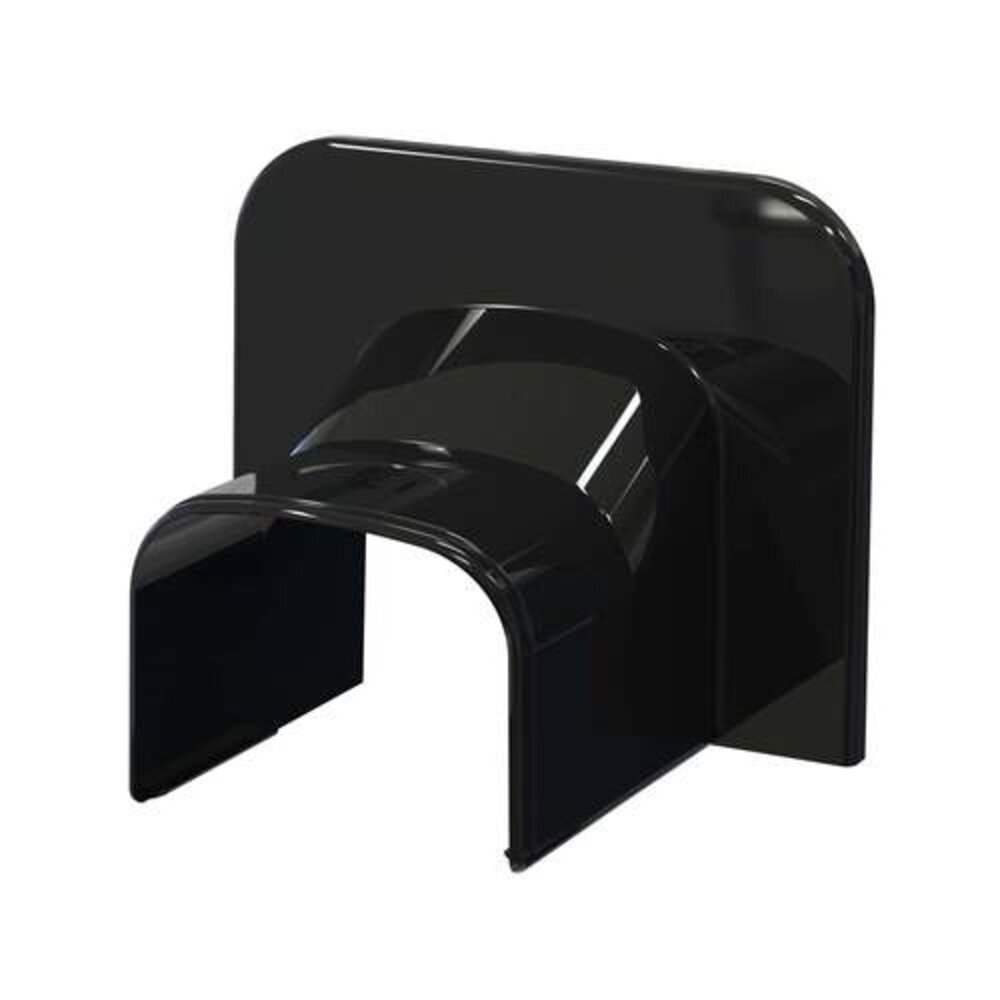 Tecnosystemi Optima TA75 plafond eindstuk Zwart Tecnosystemi Optima TA75 plafond eindstuk Zwart