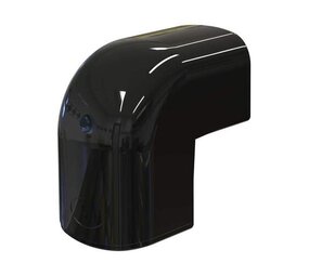 Tecnosystemi Optima CAE75 buiten bocht Zwart Tecnosystemi Optima CAE75 buiten bocht Zwart