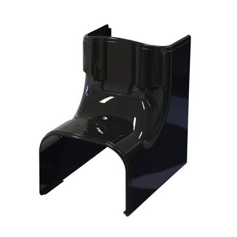 Tecnosystemi Tecnosystemi Optima binnen bocht 90° CAI102 Zwart Tecnosystemi Tecnosystemi Optima binnen bocht 90° CAI102 Zwart