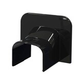 Tecnosystemi Optima plafond/wand eindstuk TA102 Zwart