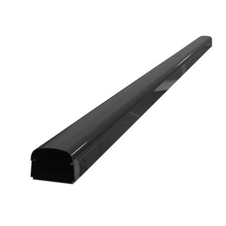 Tecnosystemi Tecnosystemi Optima leidinggoot T102 lengte van Zwart 2m Tecnosystemi Tecnosystemi Optima leidinggoot T102 lengte van Zwart 2m