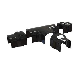 Tecnosystemi Optima T-stuk DT102 Zwart Tecnosystemi Optima T-stuk DT102 Zwart