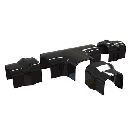 Tecnosystemi Tecnosystemi Optima T-stuk DT102 Zwart Tecnosystemi Tecnosystemi Optima T-stuk DT102 Zwart