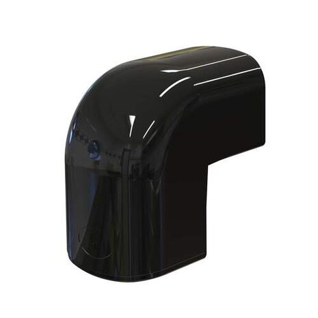 Tecnosystemi Tecnosystemi Optima buiten bocht 90° CAE102 Zwart Tecnosystemi Tecnosystemi Optima buiten bocht 90° CAE102 Zwart