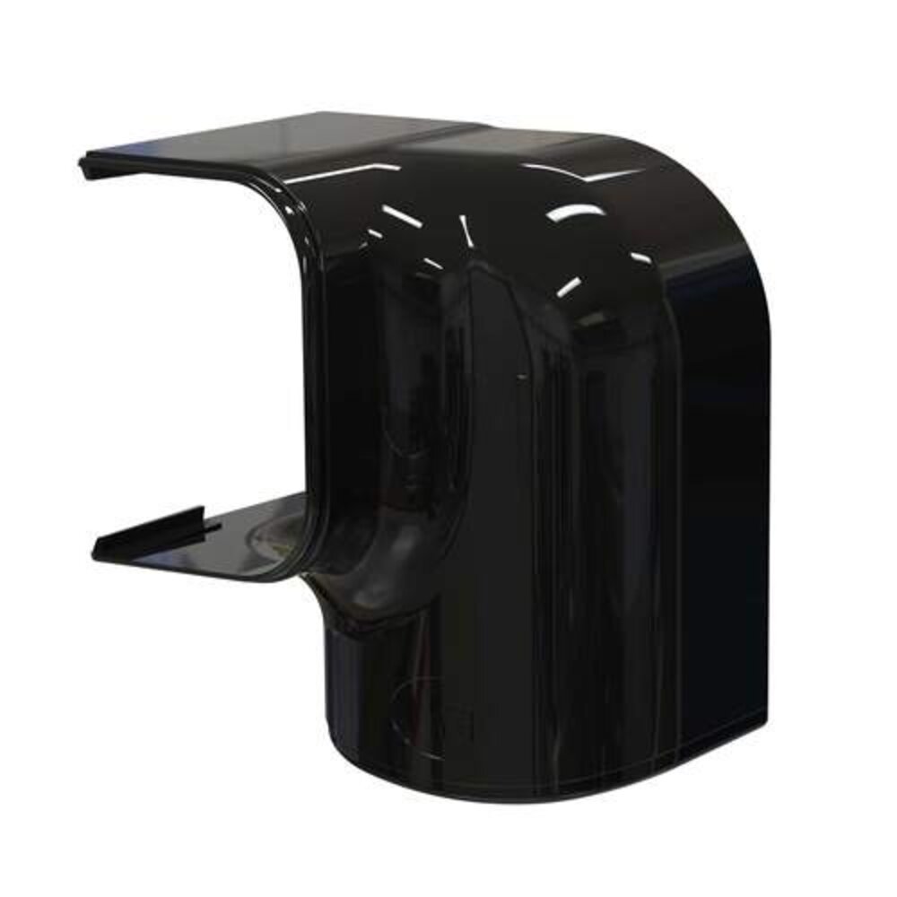 Tecnosystemi Optima MRD75 linker bocht verticaal/horizontaal Zwart Tecnosystemi Optima MRD75 linker bocht verticaal/horizontaal Zwart