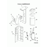Mitsubishi Heavy Fan Motor FDC140VSA/1 Mitsubishi onderdeel 3
