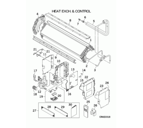 Mitsubishi Heavy Mitsubishi PWB display SRKxxZS-S/W/WF