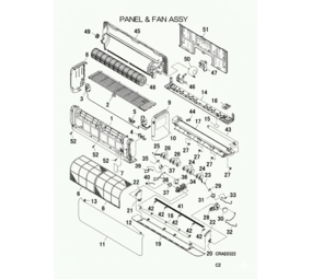 Mitsubishi Heavy Crank flap links  SRKxxZSX Mitsubishi onderdeel 21