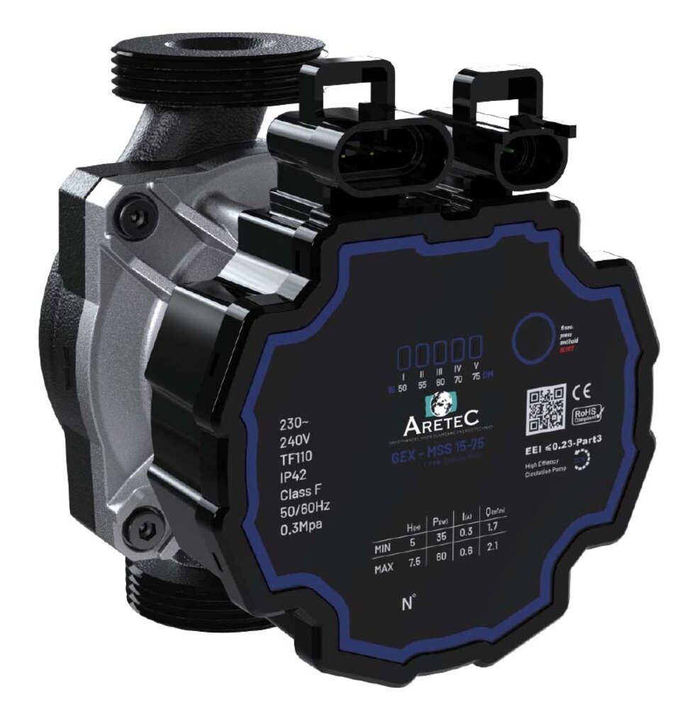 Aretec Duca Ciculatiepomp GEX-C 25-75-130 Aretec Duca Ciculatiepomp GEX-C 25-75-130