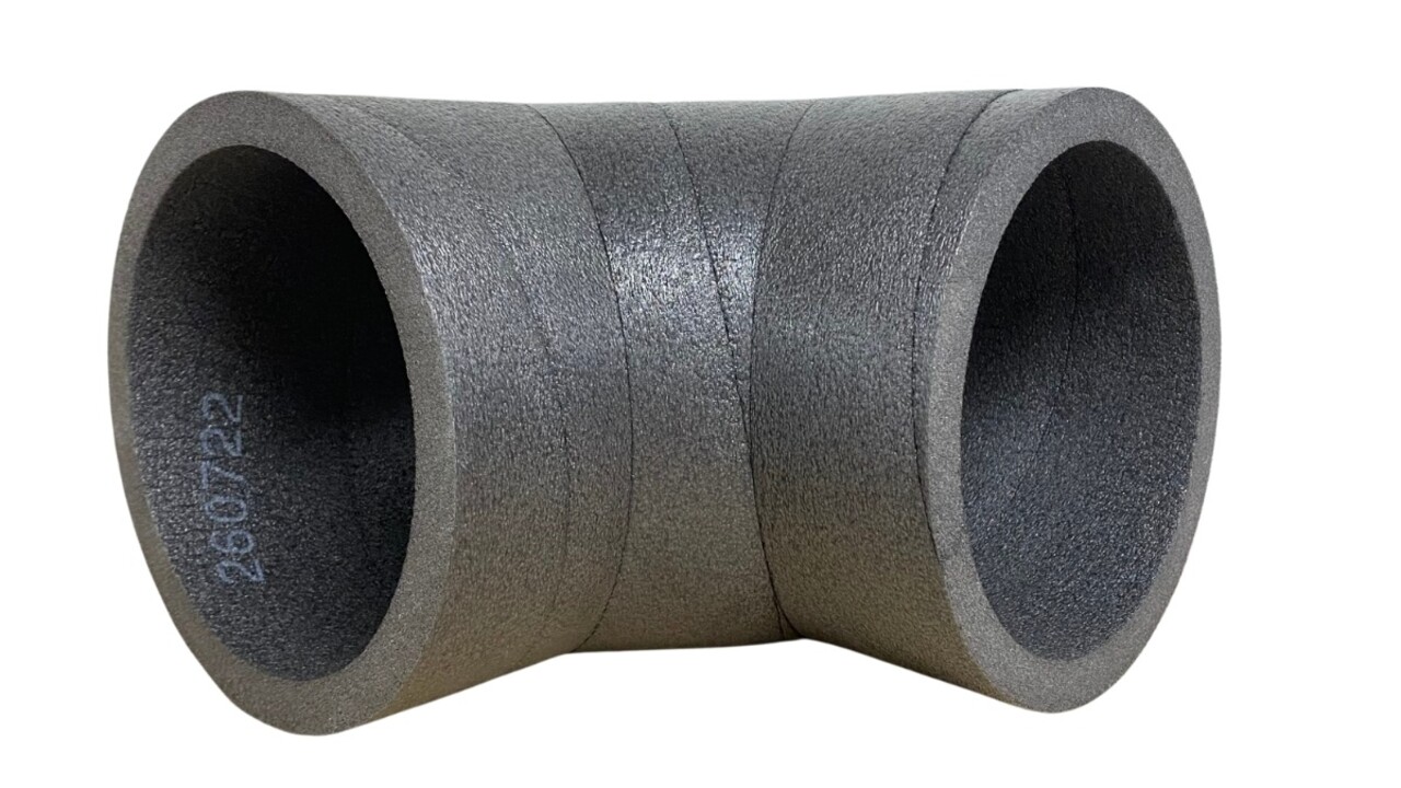 Ubbink Geïsoleerde bocht 90°, Ø 125 mm