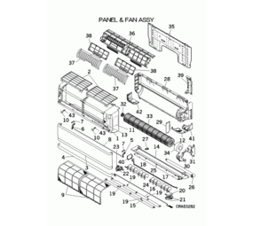 Mitsubishi Heavy Stoffilter airconditioning SRKxxZMX-S Mitsubishi Heavy Stoffilter airconditioning SRKxxZMX-S