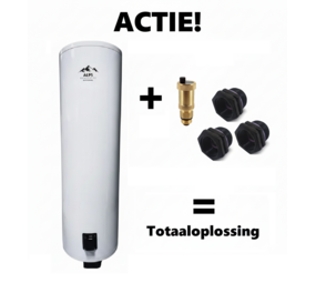 ALPS EXCLUSIVE AE-00200 DHW 200L RVS tapwaterboiler met warmtewisselaar