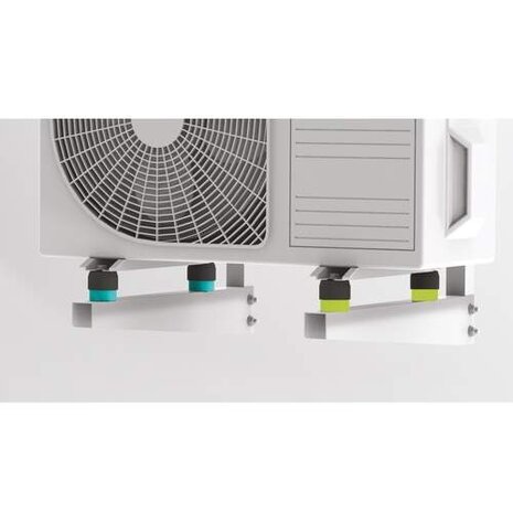 Soleco Soleco trillingsdemperset Bruin 70-120kg M8 (2x Wit + 2x Rood)