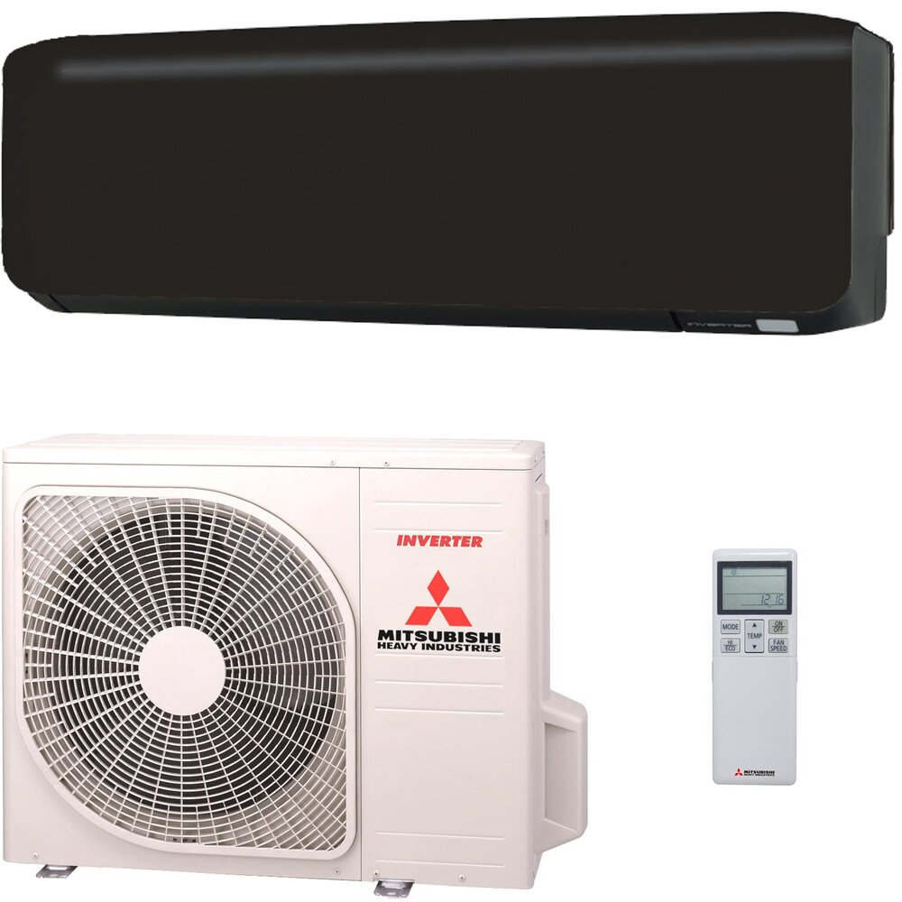 Mitsubishi Heavy SRK35ZS-WF-Black wandmodel SET met standaard WIFI Mitsubishi Heavy SRK35ZS-WF-Black wandmodel SET met standaard WIFI