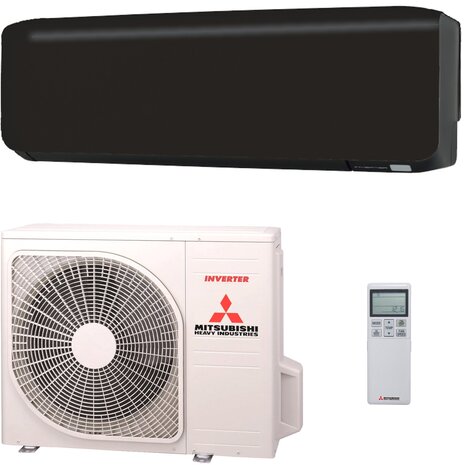 Mitsubishi Heavy SRK35ZS-WF-Black wandmodel SET met standaard WIFI Mitsubishi Heavy SRK35ZS-WF-Black wandmodel SET met standaard WIFI